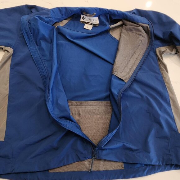 Columbia Sz XXL Ascender Jacket Mens Blue Softshell Comfort Outdoor Hiking Omni - Picture 6 of 11